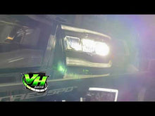 Cargar y reproducir el video en el visor de la galería, 09-18 Dodge Ram CYBER FULL LED Headlights
