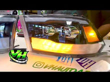 Cargar y reproducir el video en el visor de la galería, 09-18 Dodge Ram Sequential Dual Projector Headlights
