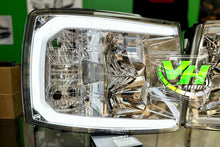 Cargar imagen en el visor de la galería, 07-13 Chevy Silverado &quot;Switchback Sequential Big C Reflector&quot; Headlights
