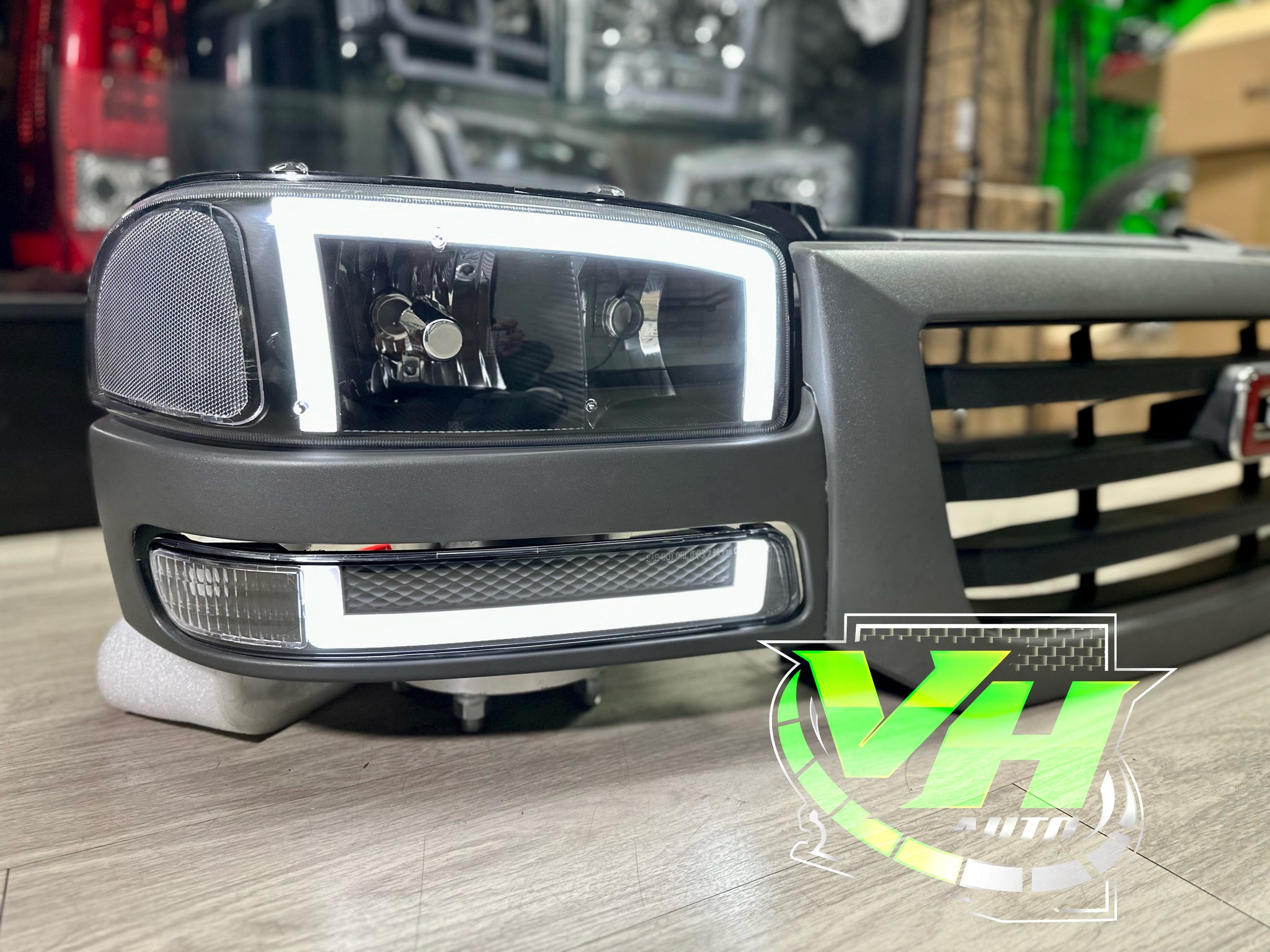 2004 Silverado Headlight Assembly Switchback LED DRL Headlights For 99-07 Sierra Yukon - Black/Clear F-Style Light Bar Assembly 2006 Gmc Sierra 1500 Led Headlights - Foto 9