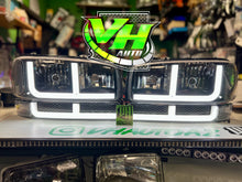 Load image into Gallery viewer, 99-06 GMC Sierra Yukon &quot;F Bar Switchback&quot; Headlights
