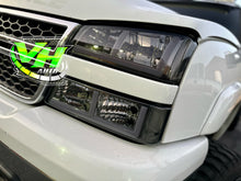 Load image into Gallery viewer, 2003 - 2006 Chevy Silverado LED DRL &quot;F” Bar Headlamps
