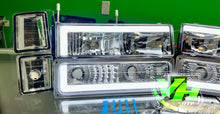 Cargar imagen en el visor de la galería, 88-98 Chevy Silverado Tahoe Blazer, GMC Sierra Yukon LED “BIG C”  Bar Headlights
