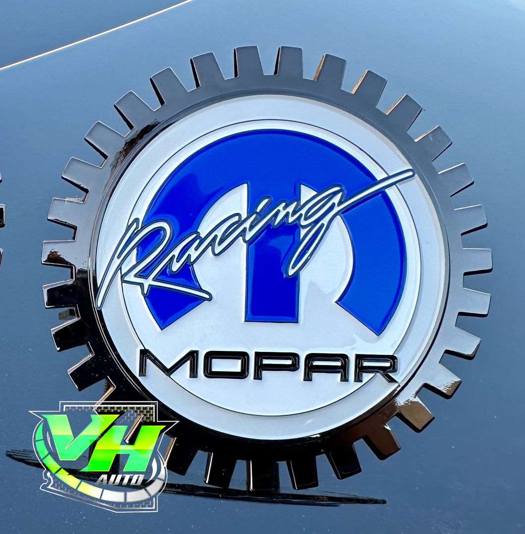 “Mopar Racing” Grill Badge