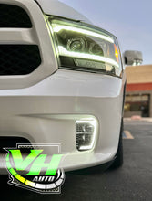 Cargar imagen en el visor de la galería, 13-18 Dodge Ram 1500 “C” FULL LED DRL Fog Lamps
