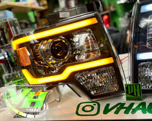 Cargar imagen en el visor de la galería, 09-14 Ford F150 “Dual Bar” Switchback Sequential Headlights
