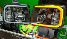 Cargar imagen en el visor de la galería, 07-13 Chevy Silverado &quot;Switchback Sequential Big C Reflector&quot; Headlights
