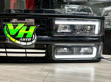 Cargar imagen en el visor de la galería, 88-98 Chevy Silverado Tahoe Blazer, GMC Sierra Yukon LED “BIG C”  Bar Headlights
