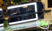 Load image into Gallery viewer, 1999-2002 Chevy Silverado / 2000-2006 Tahoe “Big C Bar” LED DRL Headlamps
