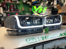 Cargar imagen en el visor de la galería, 99-06 GMC Sierra Yukon &quot;L Bar&quot; Headlights
