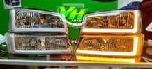 Cargar imagen en el visor de la galería, 03-06 Chevy Silverado &quot;Switchback Sequential L Bar&quot; Headlights
