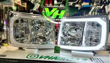 Load image into Gallery viewer, 07-13 Chevy Silverado LED DRL &quot;BIG C” Bar Reflector Headlamps
