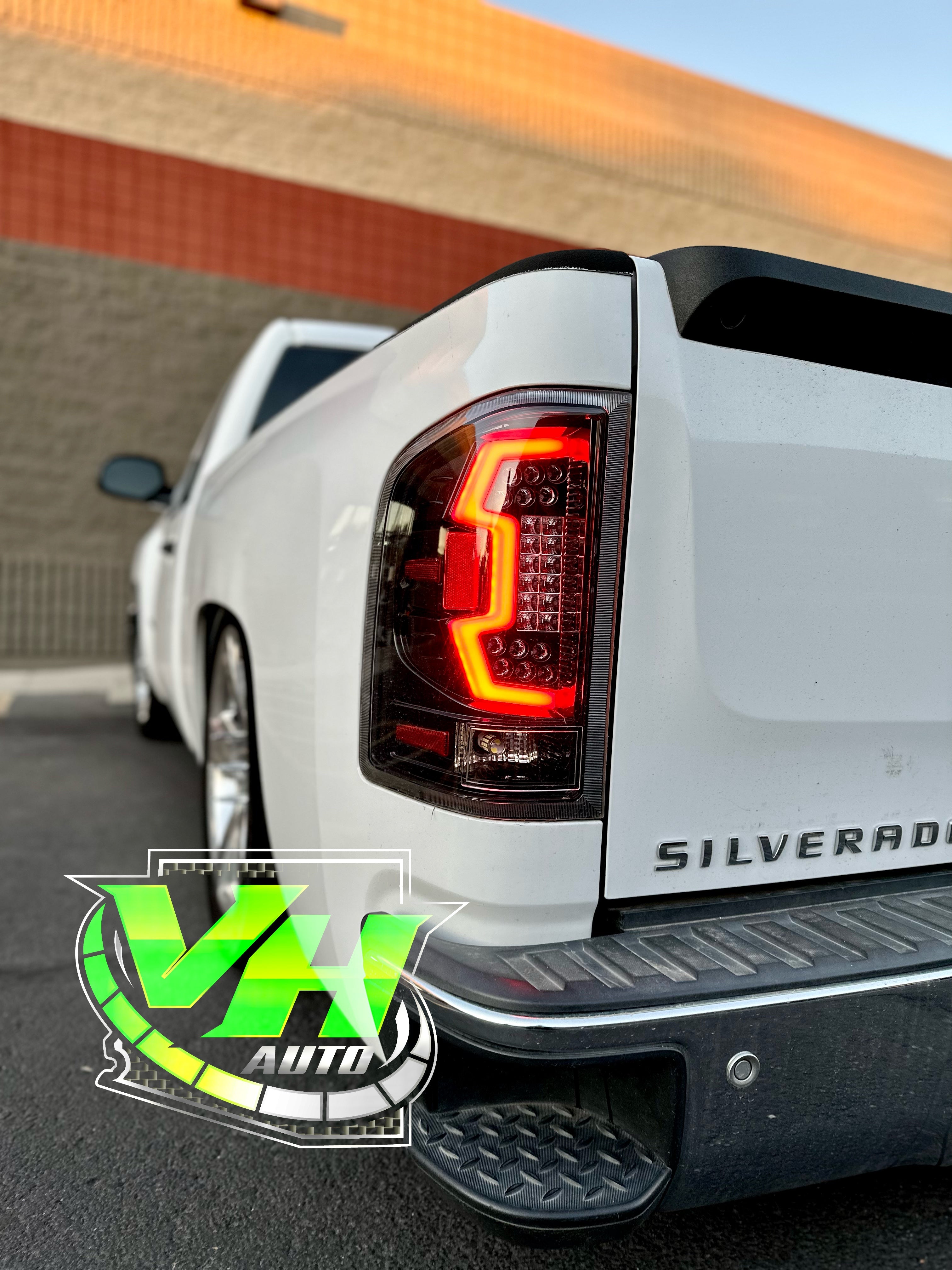 07-13シルバラード　LEDテールランプ Spec-D LED Tail Lights Silverado 1500 (07-13) 2500 3500 (07