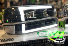 Load image into Gallery viewer, 1999-2002 Chevy Silverado / 2000-2006 Tahoe “Big C Bar” LED DRL Headlamps
