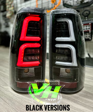 Cargar imagen en el visor de la galería, 1999-2006 Chevy Silverado GMC Sierra LED “Double C Bar” Tail Lamps
