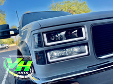 Load image into Gallery viewer, 88-98 Chevy Silverado Tahoe Blazer, GMC Sierra Yukon LED “U” Bar Headlights
