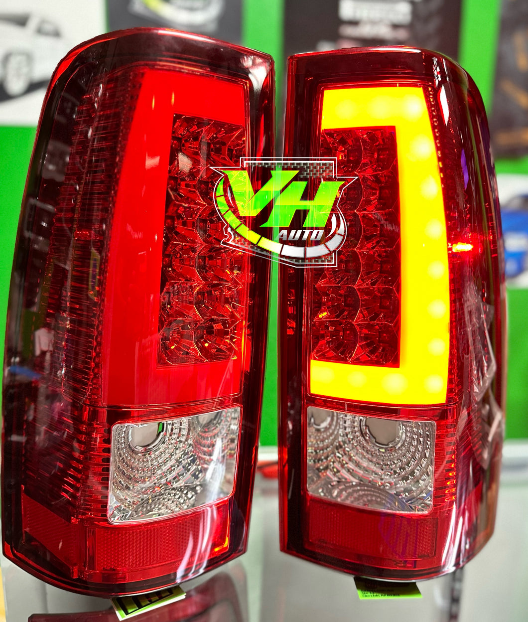 1999-2006 Chevy Silverado GMC Sierra LED “C Bar” Tail Lamps