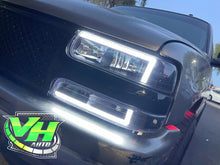 Load image into Gallery viewer, 1999-2002 Chevy Silverado / 2000-2006 Tahoe “Big C Bar” LED DRL Headlamps
