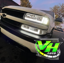 Load image into Gallery viewer, 1999-2002 Chevy Silverado / 2000-2006 Tahoe “L Bar” LED DRL Headlamps
